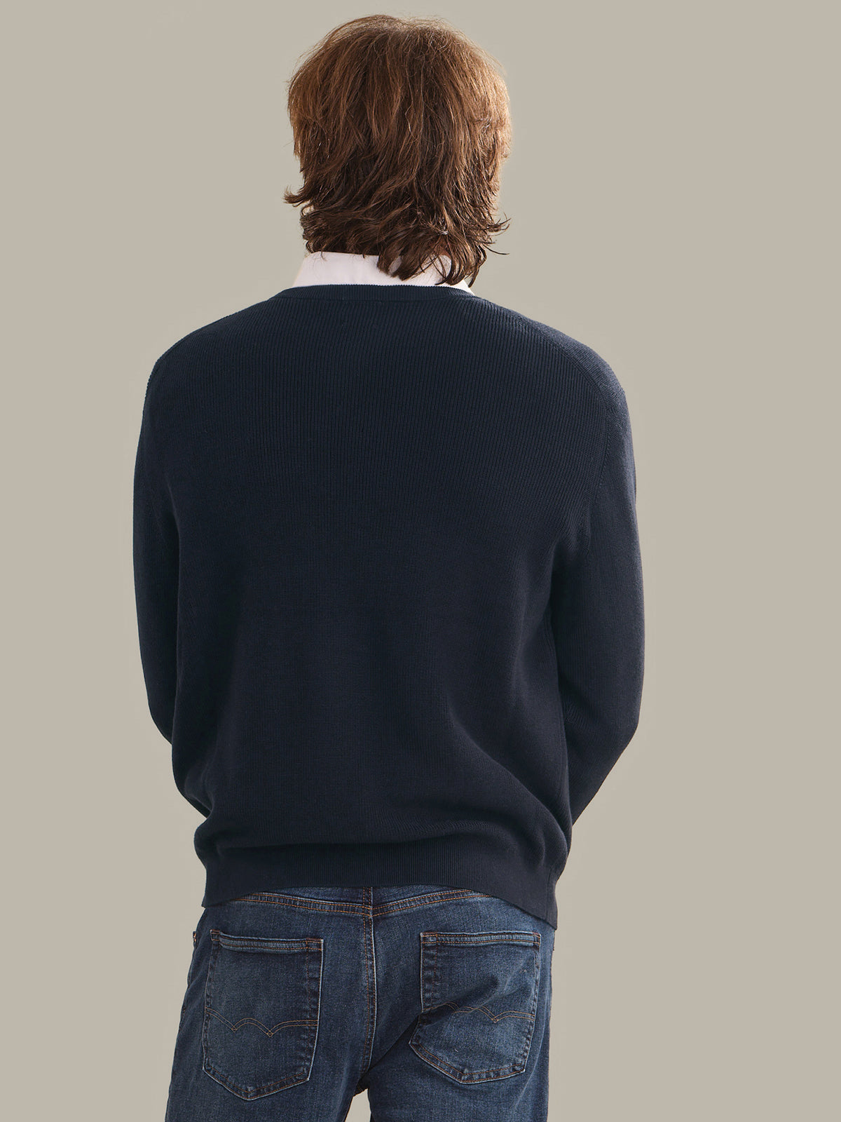 Men's Cotton Ribbed Crewneck