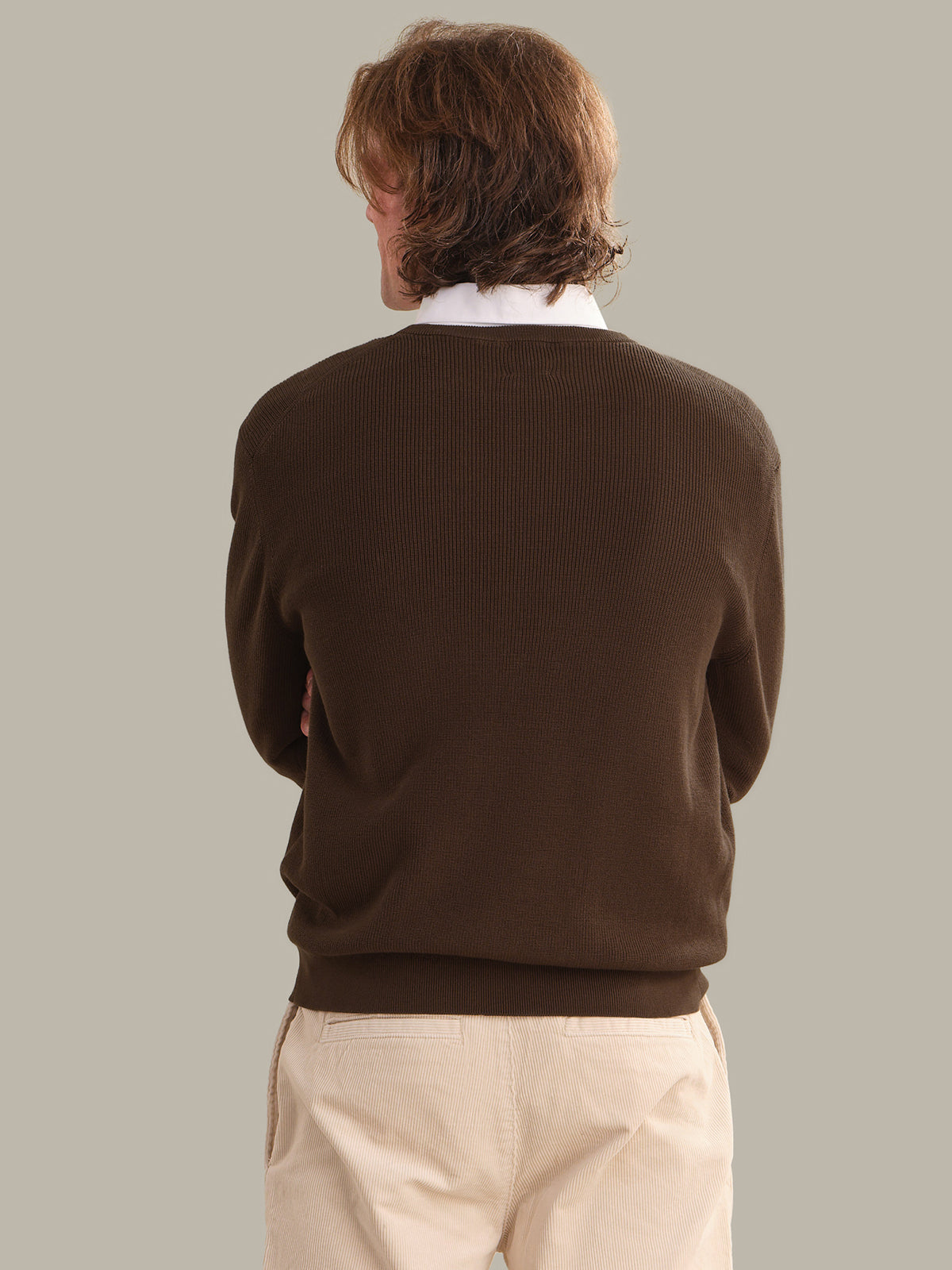 Men's Cotton Ribbed Crewneck