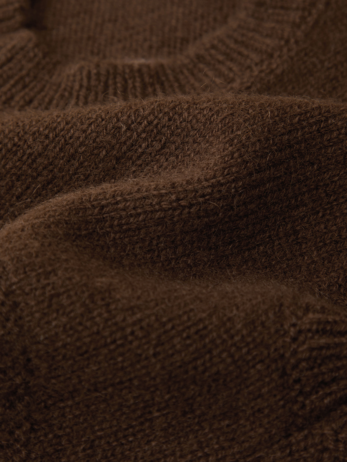 Close-up of brown textured fabric