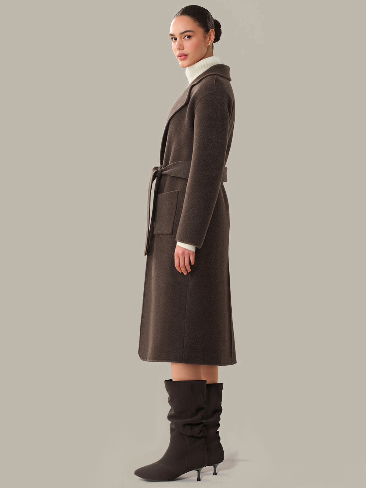 Madeline: Wool Cashmere Sweater Coat