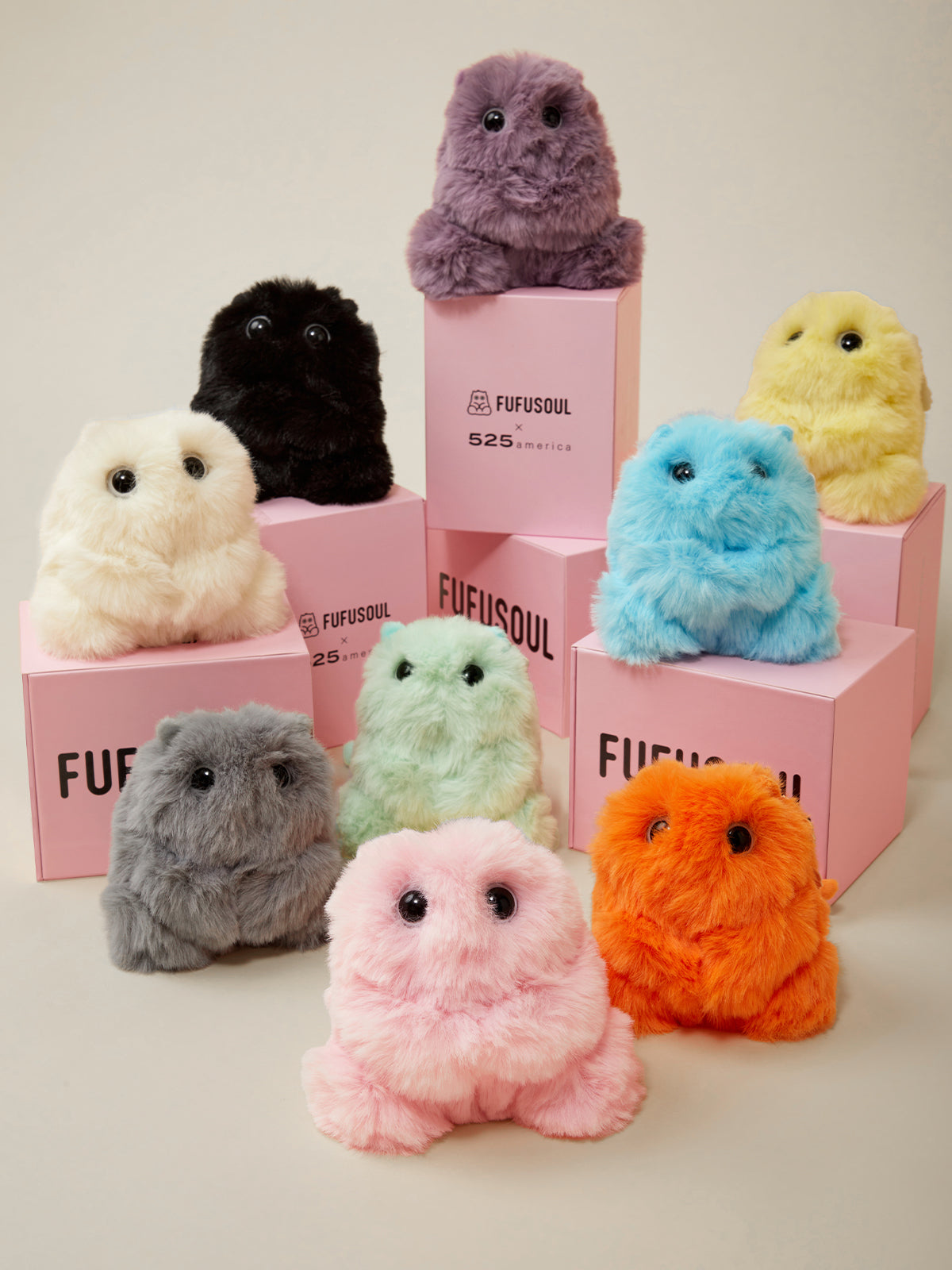 525 America x Fufusoul Fluffy Plush Pendant Blind Box