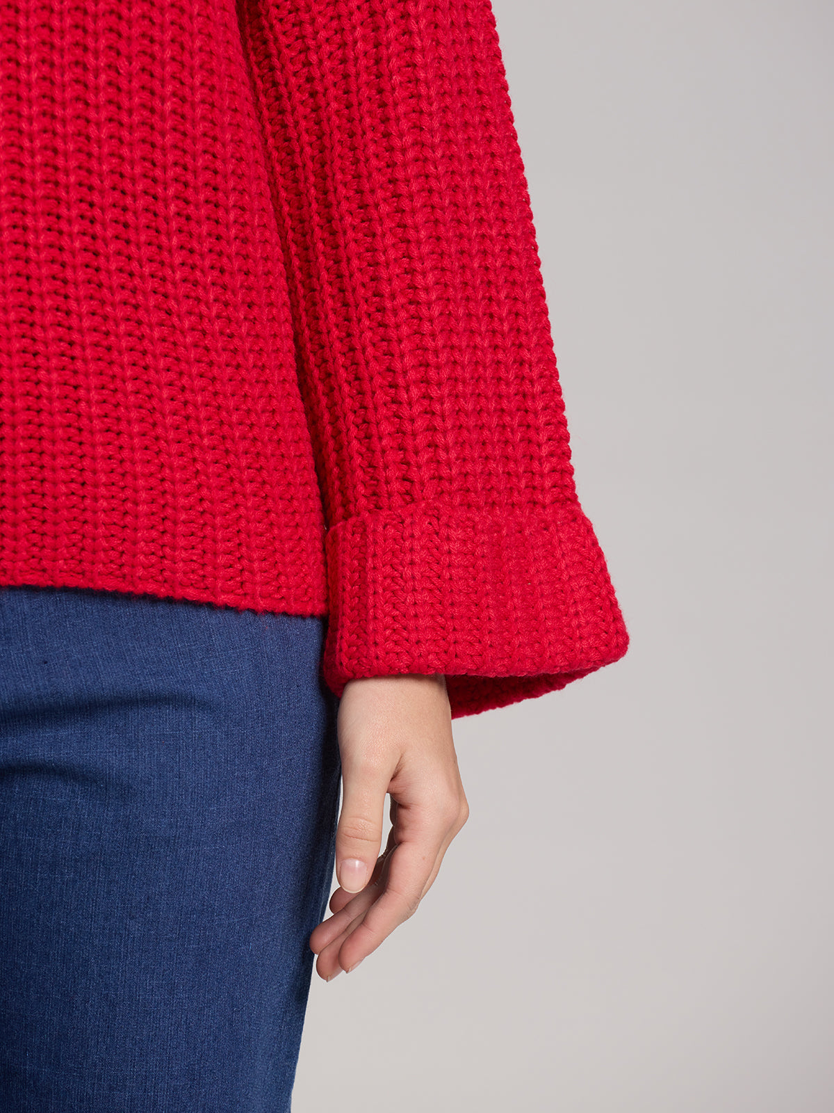 Vida: Turtleneck Shaker Pullover