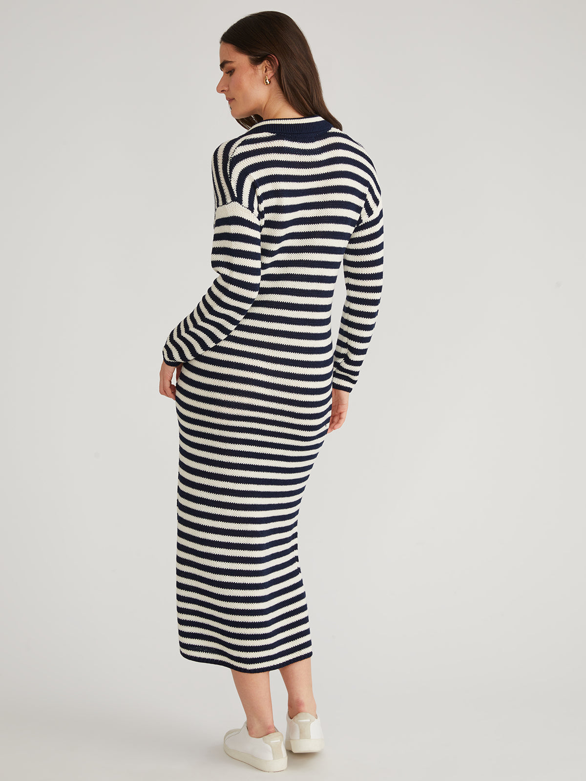 Raya: Stripe Polo Dress