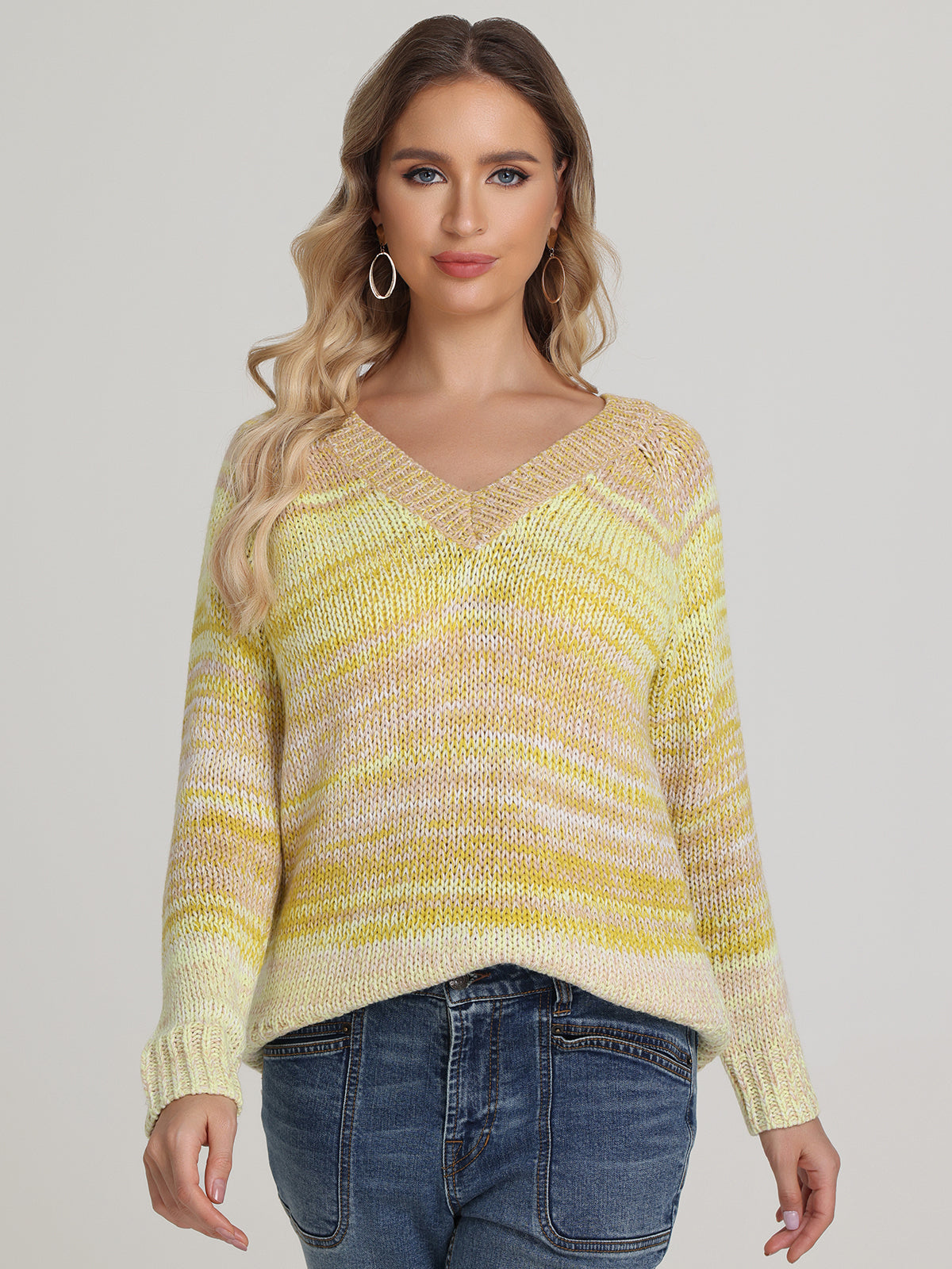 Janice: Ombre Reversible Cardigan Pullover