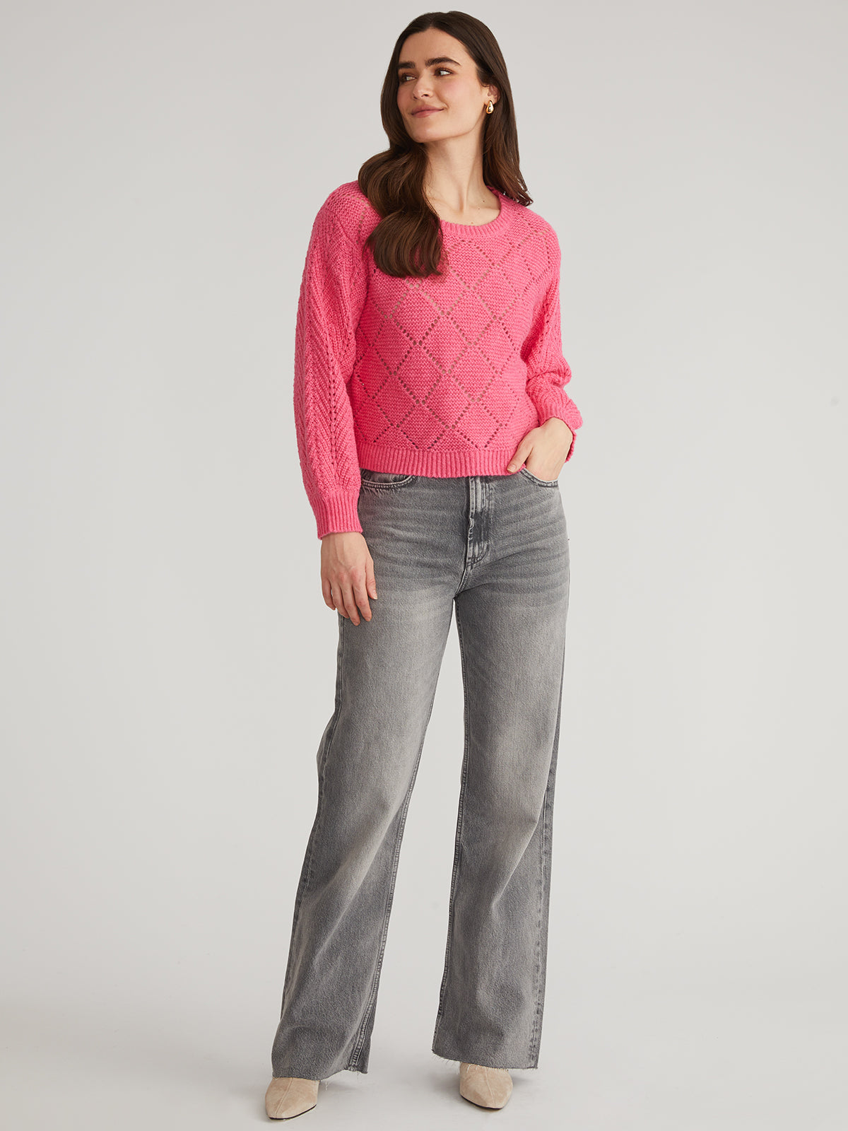 Kelsey: Pointelle Pullover