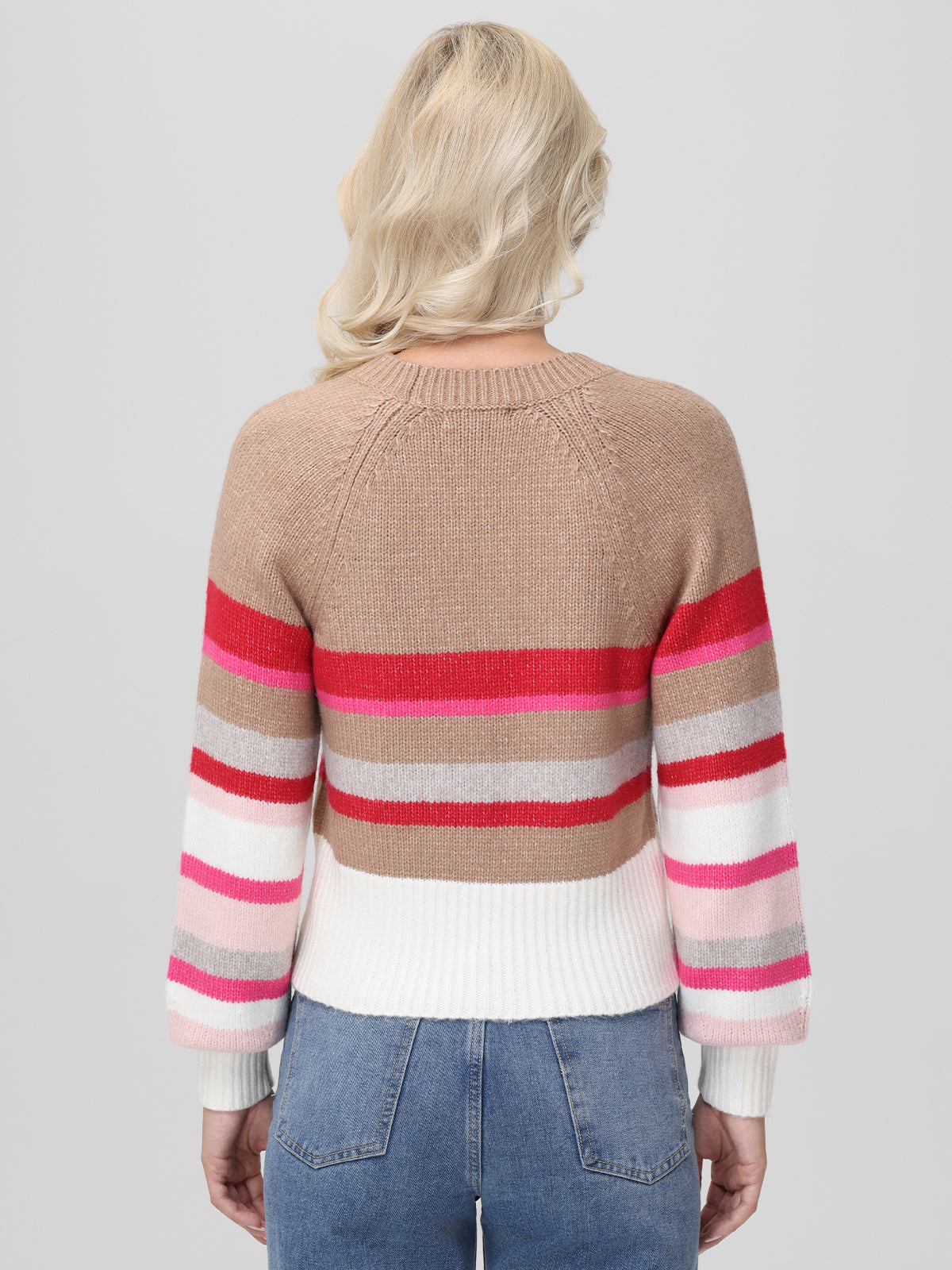 Georgia: Stripe Raglan Sweater