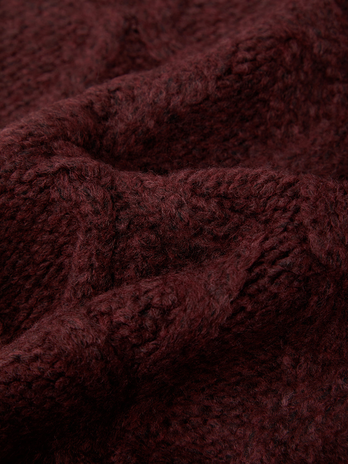 Close-up of red textured fabric