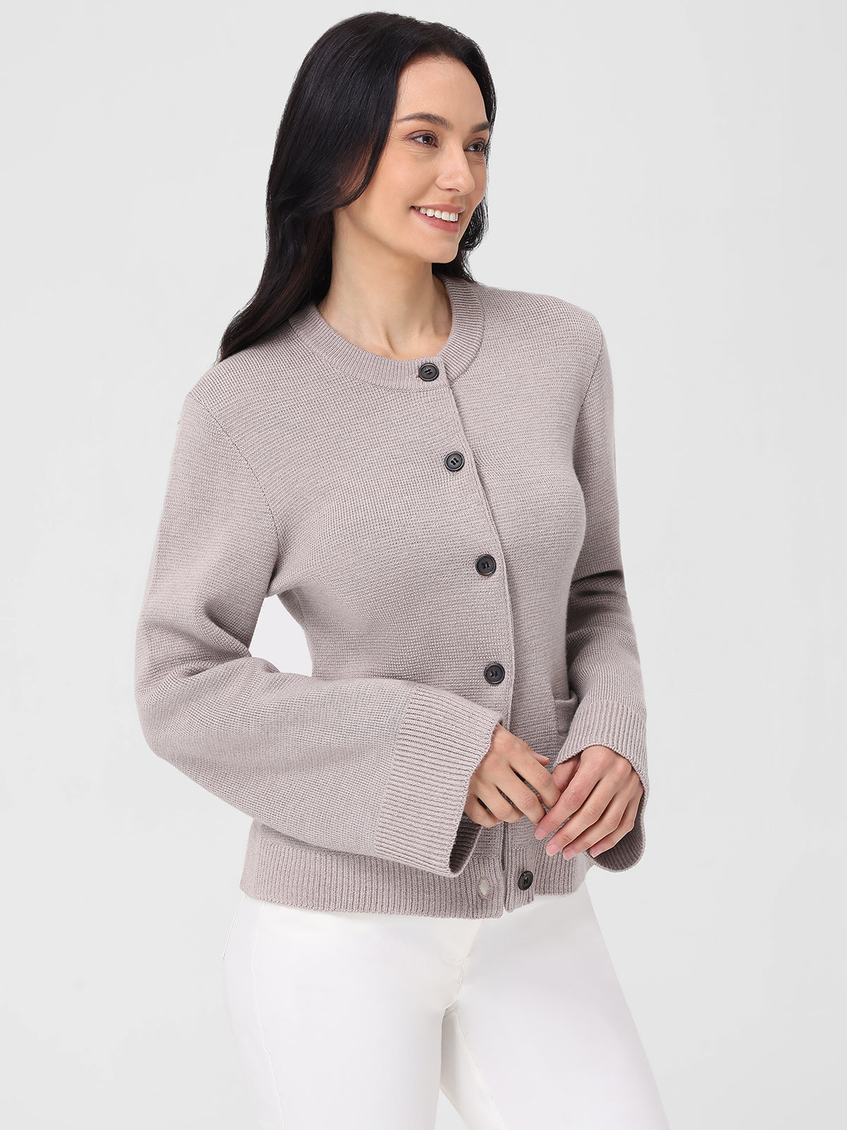 Catherine: Wool Cardigan