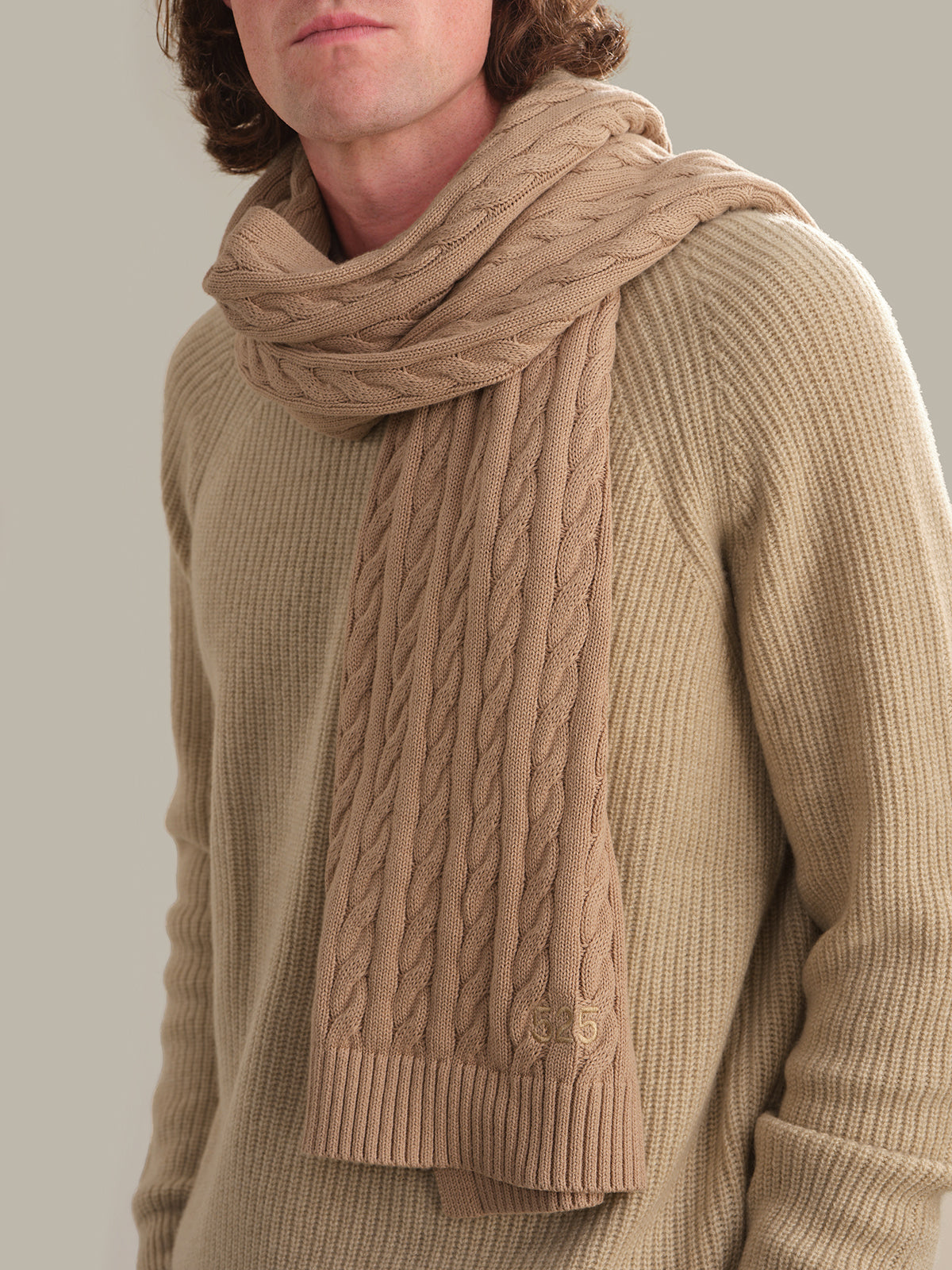 Men's Cashmere Shaker Stitch Crewneck Sweater