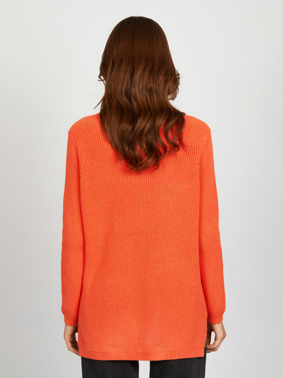 Emma: 100% Cotton Crewneck Shaker Stitch Sweater