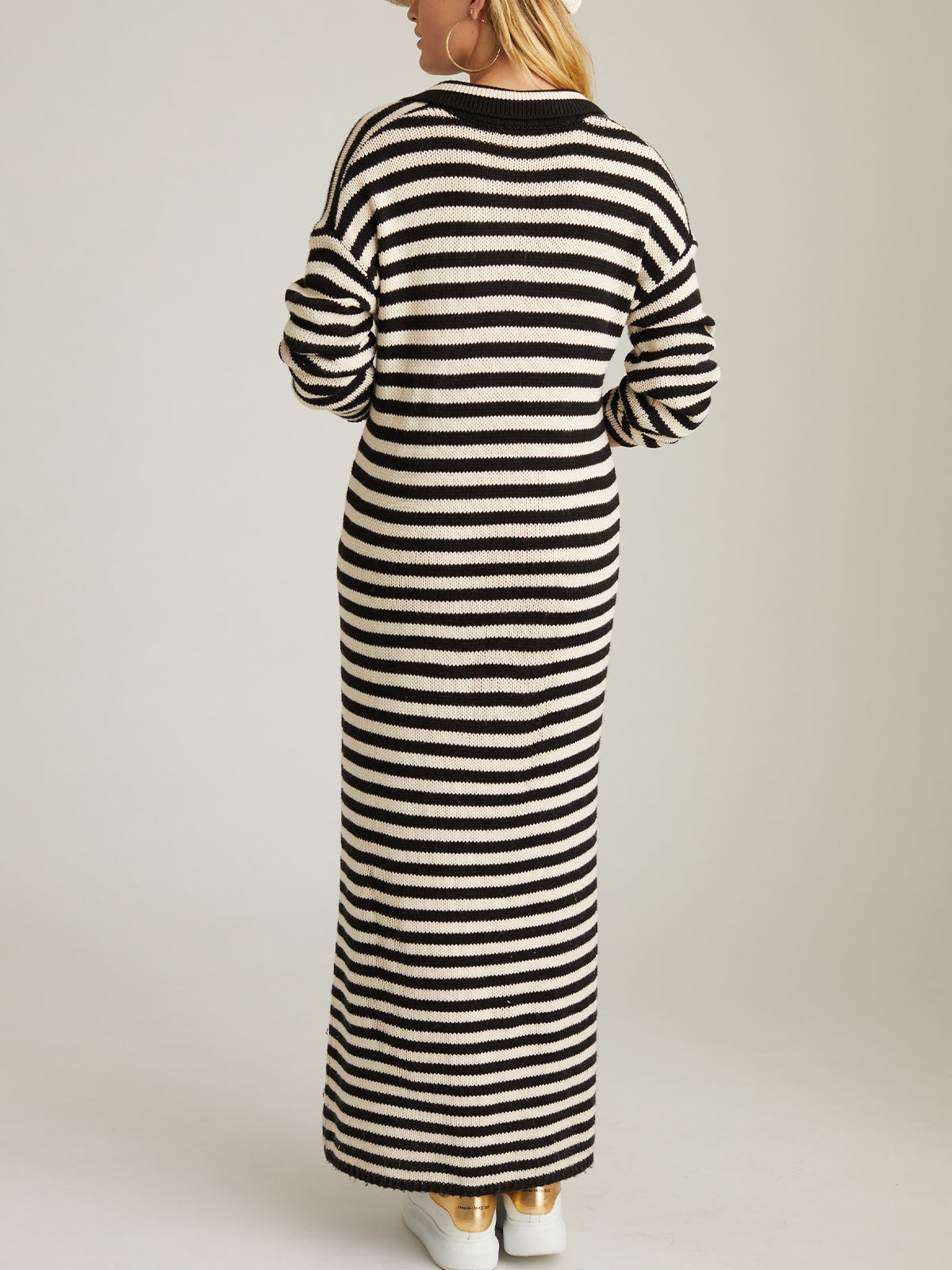 Raya: Stripe Polo Dress