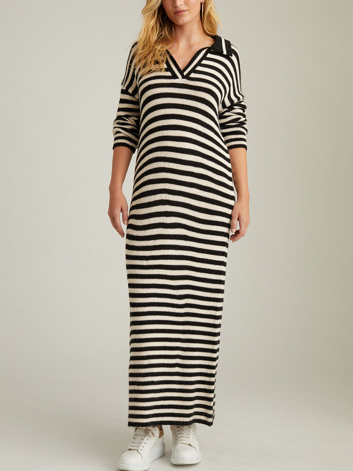 Raya: Stripe Polo Dress