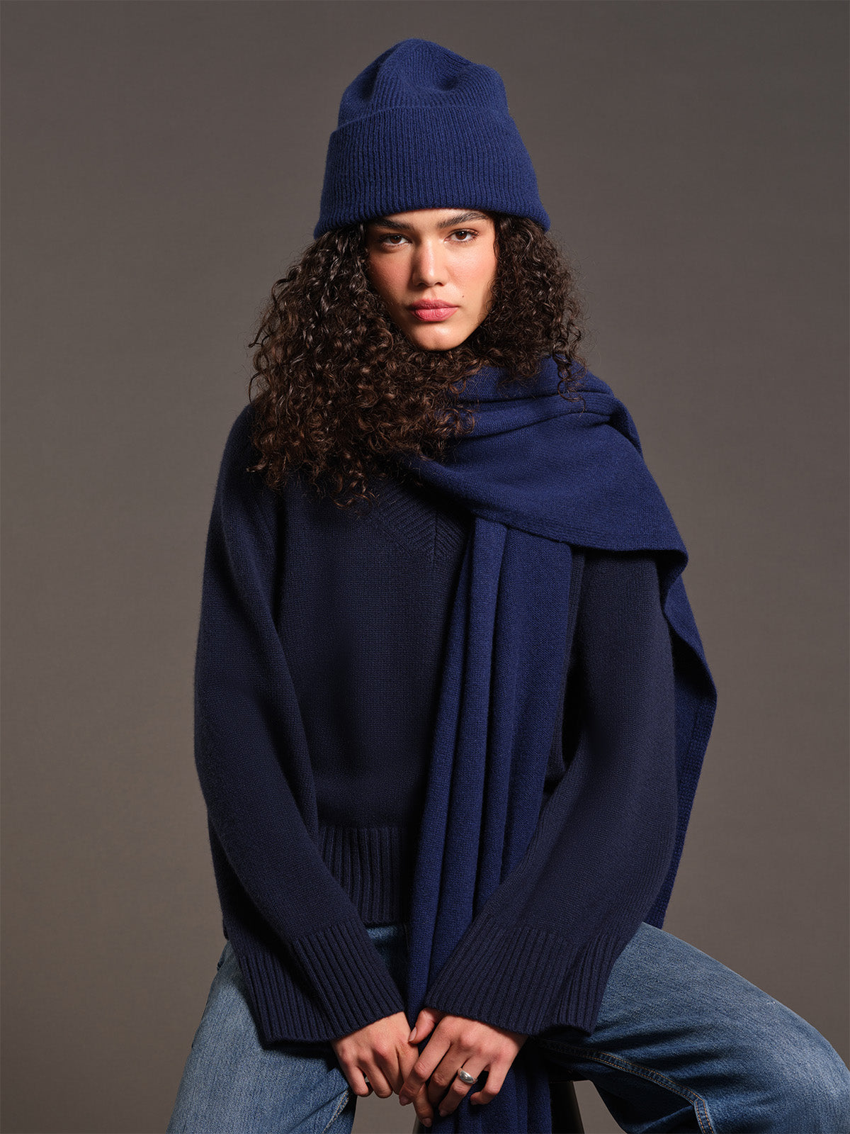 Waverly: 100% Cashmere Blanket Scarf